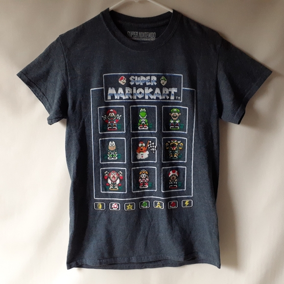 Super Mario Kart boys gray short sleeve t-shirt - Picture 5 of 8